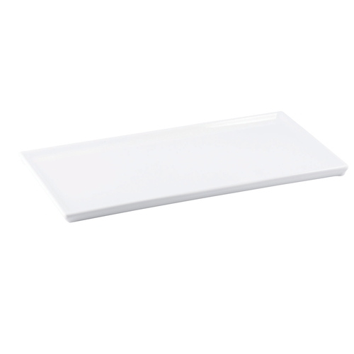 TableCraft CW2112W Rectangular Half Size Cooling Serving Tray - White