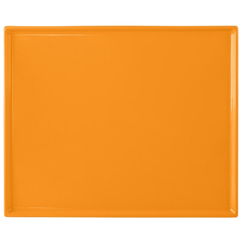 TableCraft CW2112X Rectangular Half Size Cooling Serving Tray - Orange