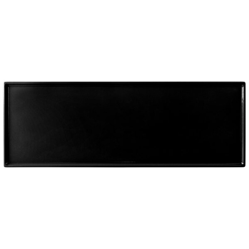 TableCraft CW2107BK Rectangular Full Size Cooling Serving Tray - Black