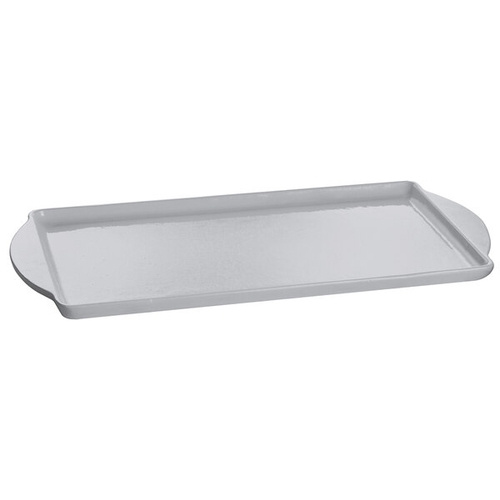 TableCraft CW4220N Rectangular 13.5" x 24.25" Aluminum Display Tray - Natural