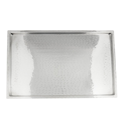 TableCraft RPD2415 Rectangle 23.25" x 15" Stainless Steel Display Tray