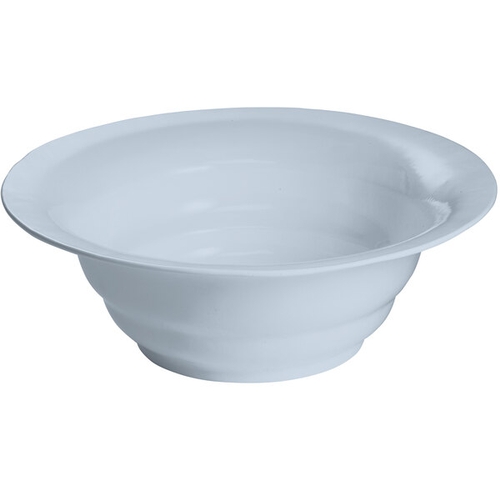 TableCraft CW3120GY 10 qt. Cast Aluminum Wide Rim Salad Bowl - Grey