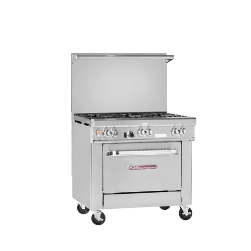 Southbend 4361A Quick Ship Ultimate 36" 6 Non-Clog Burner Gas Range