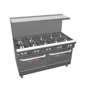 Southbend 4604AA Ultimate 60" 10 Star Burner Range w/ 2 Convection Ovens