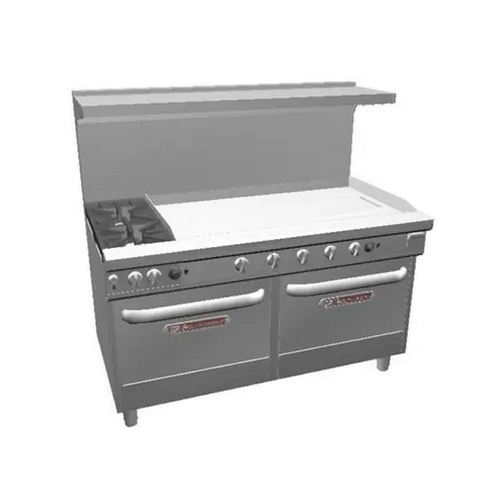 Southbend 4604AC-4TR Ultimate 60" 2 Burner Range w/48" Right Thermostatic Griddle
