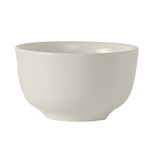 Tuxton China Inc AMU-040 AlumaTux© Pearl White Ceramic 8 Oz. Bouillon Cup - 3 Dozen