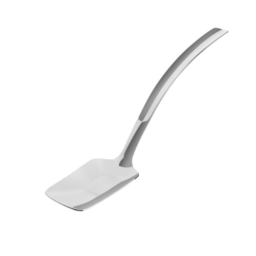 Browne Foodservice 573373 Horizon 13" Stainless Steel Solid Serving Spoon