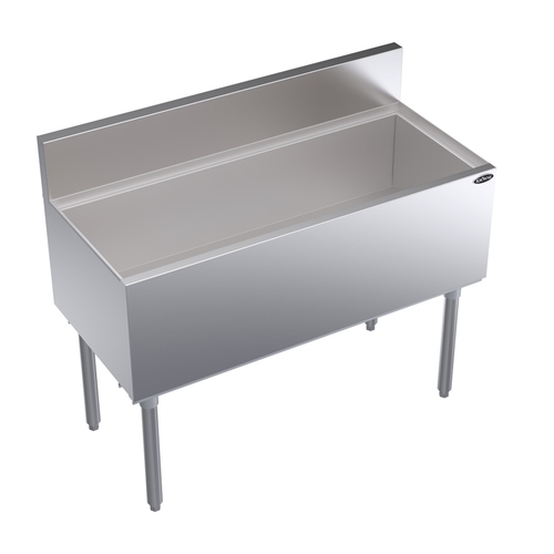 Krowne Metal KR19-42 Royal Series 42" Wide Underbar Ice Bin