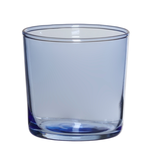 Anchor Hocking 15049L24 Mercado Coastal Blue 12 oz. Rocks Glass - 1 Dozen