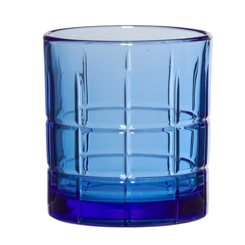 Anchor Hocking 15043L24 Manchester Coastal Blue 10.5 oz. Rocks Glass - 1 Dozen