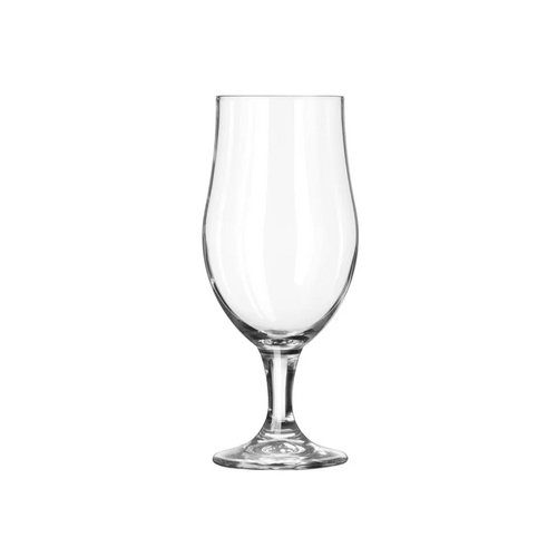 Libbey 920284 Munique 16.5 oz Clear Footed Beer Glass - 1 Doz