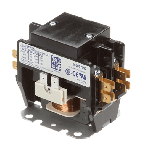Manitowoc Replacement Parts 000007597 OEM Ice Machine Replacement 2 Pole Contactor - 24V