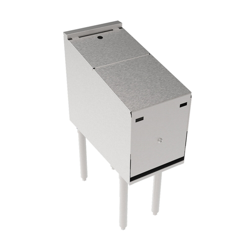 Krowne KR24-ML12-LC Royal Series 12" Wide Underbar Liquor Display With Cover