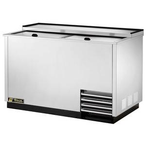 True T-50-GC-S-HC 50" Glass/Plate Chiller w/ Stainless Steel Exterior