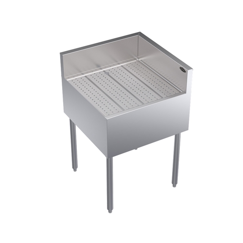 Krowne KR24-C24R Royal Series 24" x 24" Underbar Corner Drainboard