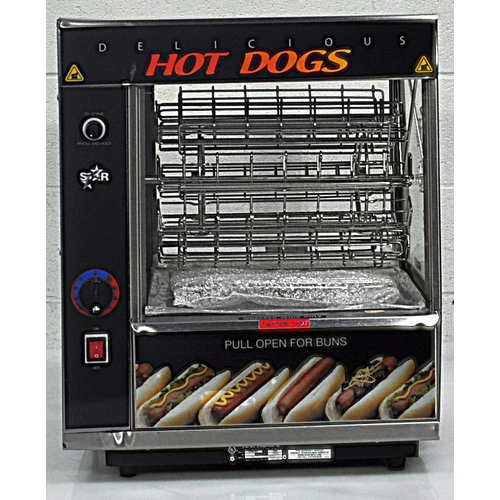 Star 175CBA - OpenBox - Hot Dog & Bun Broiler w/ Cradle Wheel & 36 Dogs/32 Buns Cap.