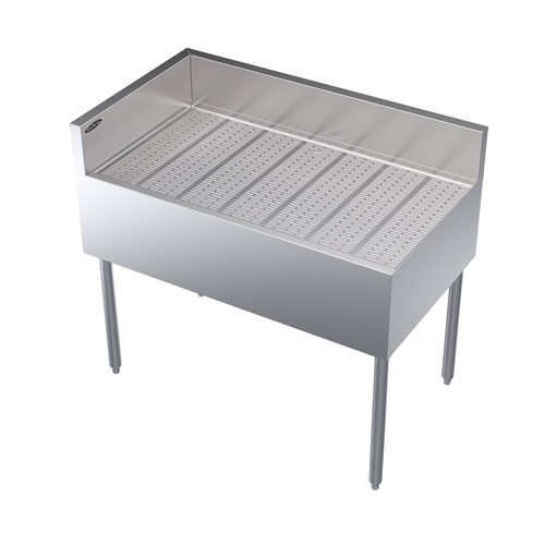 Krowne KR24-C42L Royal Series 42" x 24" Underbar Corner Drainboard