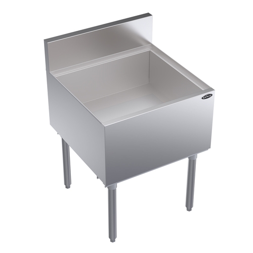 Krowne KR24-24 24" Wide 92lb Capacity Underbar Ice Bin