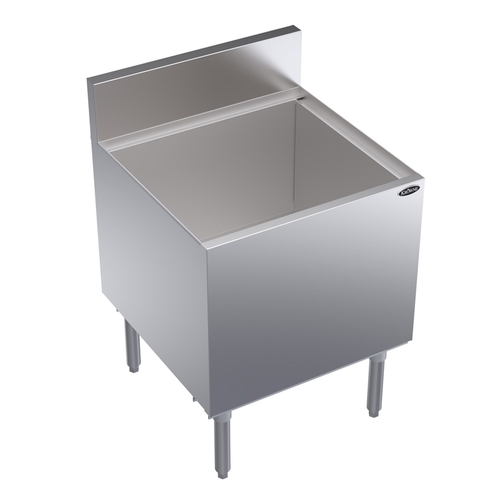 Krowne KR24-24DP-10 24" Wide 121lb Capacity Underbar Ice Bin With Cold Plate
