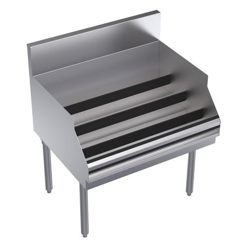 Krowne KR24-30RD Royal Series 30" Wide Underbar Liquor Bottle Display Unit