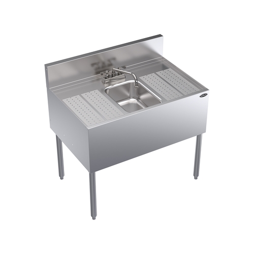 Krowne KR24-31C 36" Wide One Compartment Underbar Sink