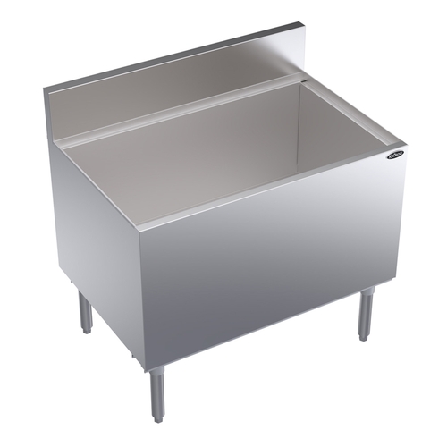 Krowne KR24-36DP-10 36" Wide 183lb Capacity Underbar Ice Bin With Cold Plate