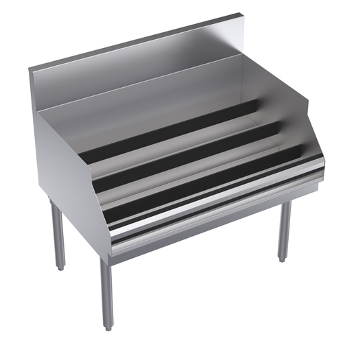 Krowne KR24-36RD 36" Wide Underbar Liquor Bottle Display Unit