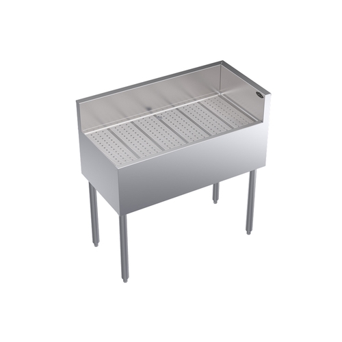 Krowne KR19-C36R 36" x 19" Underbar Corner Drainboard