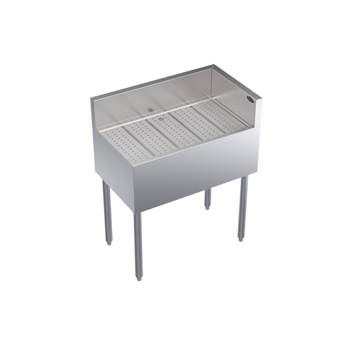 Krowne KR19-C30R 30" x 19" Underbar Corner Drainboard