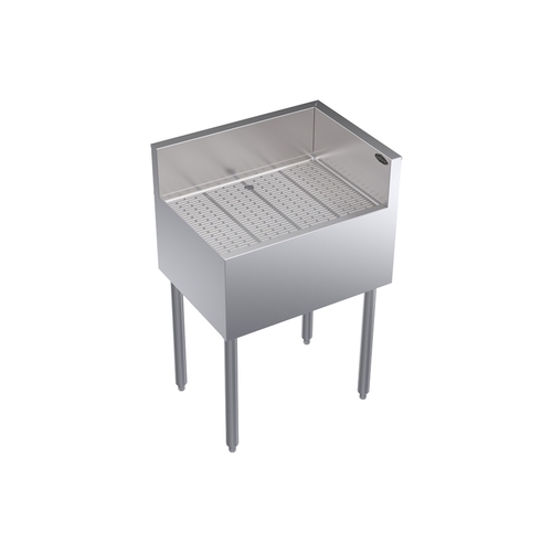 Krowne KR19-C24R 24" x 19" Underbar Corner Drainboard