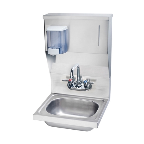 Krowne HS-56 16" Wide Wall Mounted Hand Sink