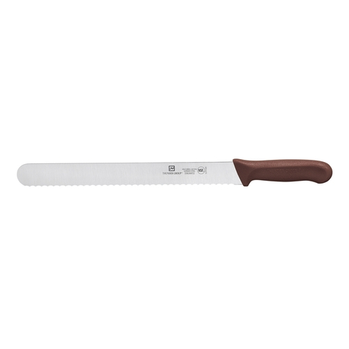 Thunder Group SLKF418BR 12" German Steel Wavy Edge Slicer Knife