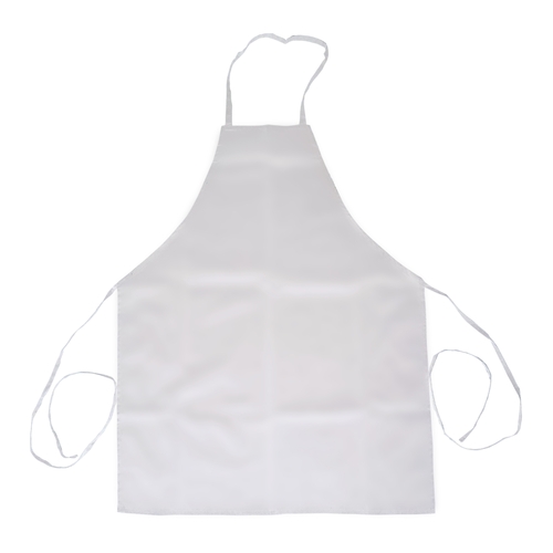 Thunder Group CA3226WH Chef Regalia White 32" x 26" Full Length Bib Apron