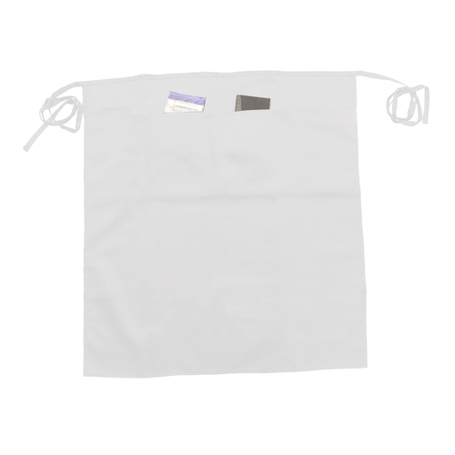 Thunder Group CA3128WH Chef Regalia 31" x 28" White Full Length Bistro Apron