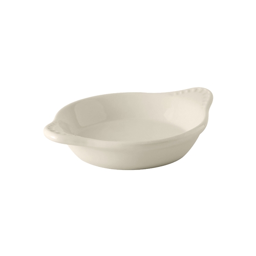Tuxton China Inc BEN-1202 15 oz American White/Eggshell Shirred Egg Dish - 1 Dz