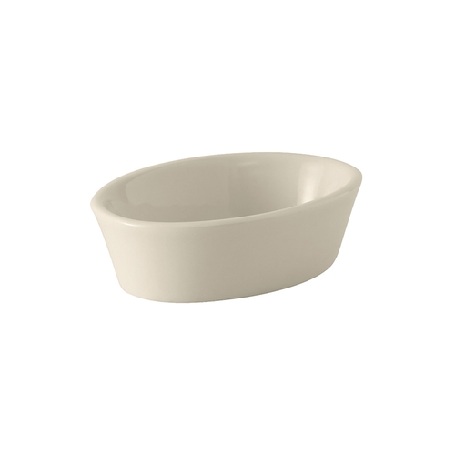 Tuxton China Inc BEK-060 Ceramic 7 oz American White/Eggshell Baking Dish - 1 Dz