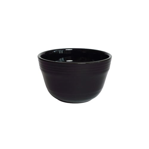 Tuxton China Inc CBB-0752 Concentrix 7-1/2 oz. Black Ceramic Bouillon Cup - 2 Doz