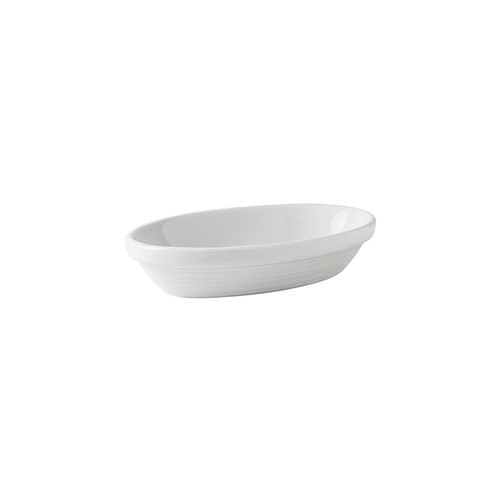 Tuxton China Inc FPK-0803 Pacifica 8 oz. Porcelain White China Baking Dish - 1 doz