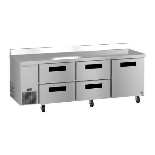 Hoshizaki WLR93B-D4 93" Wide 30 Cubic Foot Four Drawer Worktop Refrigerator