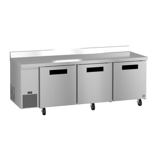 Hoshizaki WLR93B 93" Wide 30 Cubic Foot Three Door Worktop Refrigerator