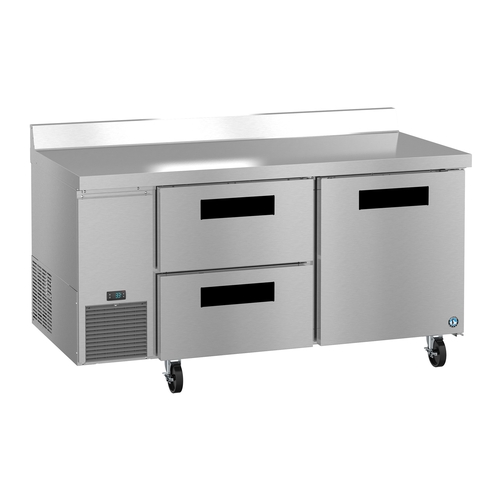 Hoshizaki WLR67B-D2 67" Wide 20 Cubic Foot Worktop Refrigerator With Two Drawers
