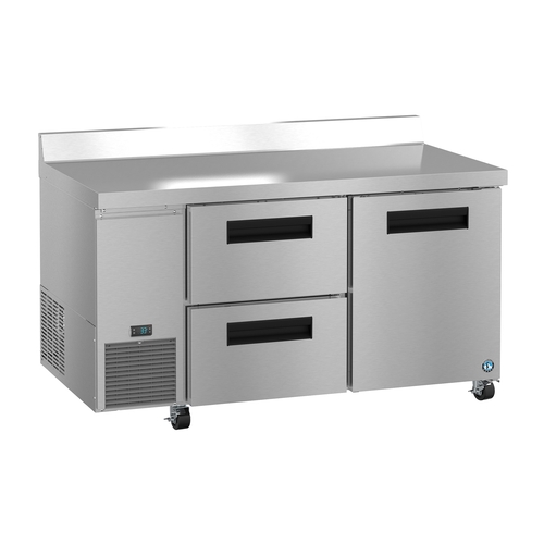 Hoshizaki WLR60B-D2 60" Wide 17.2 Cubic Foot Two Drawer Worktop Refrigerator