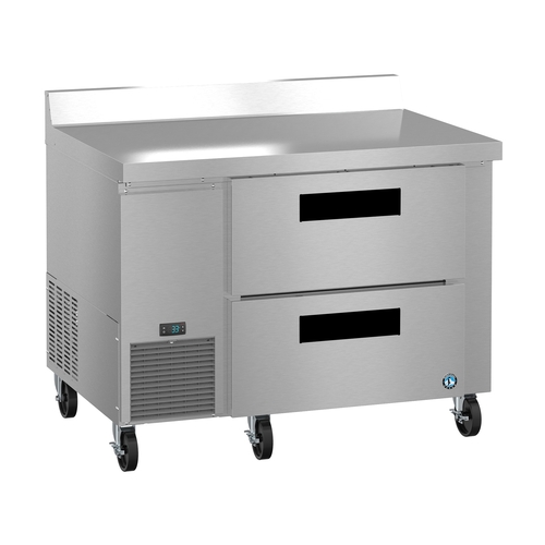 Hoshizaki WLR46B-D2 48" Wide 11.78 Cubic Foot Two Drawer Worktop Refrigerator