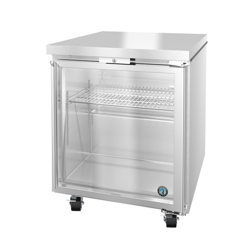 Hoshizaki UR27B-GLP01 27" Wide Low Profile Glass Door Undercounter Refrigerator