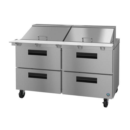 Hoshizaki SR60B-24MD4 60" Wide 24 Pan Mega Top Sandwich Salad Prep Table