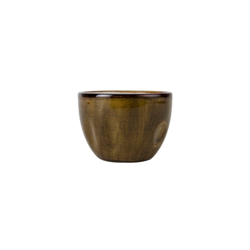 Tuxton China Inc GGW-042 Artisan Geode 8 oz. Walnut Porcelain Bouillon Cup - 2 Doz