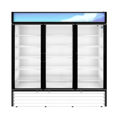 Hoshizaki RM-65-HC-WHT 78" Wide Three Section Refrigerated Merchandiser - White