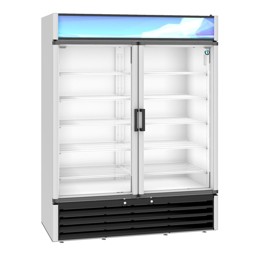 Hoshizaki RM-49-HC 60" Wide Two Section Refrigerated Merchandiser - Silver