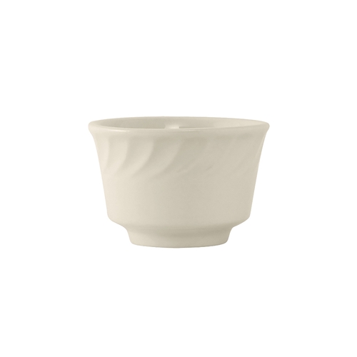 Tuxton China Inc MEB-0802 Meridian 8 oz. American White/Eggshell Bouillon Cup - 3 Doz