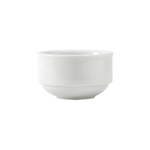 Tuxton China Inc SCB-080S Charleston 8 oz Porcelain White Bouillon Cup - 3 Doz